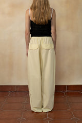Soft loop pants_lemon