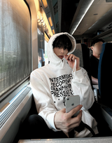 cosyharu trimming hood t-shirt