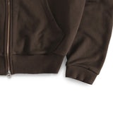 Damage Spray Key Hood Zip-up (Brown)