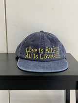 Is All Vintage Lettering Denim Camp Cap