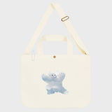 【UNISEX】ビッグクラウドベアスマイル2WAYエコバッグ