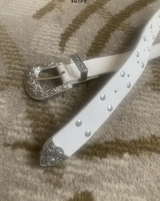 Elise y2k ウエスタンベルト (white)