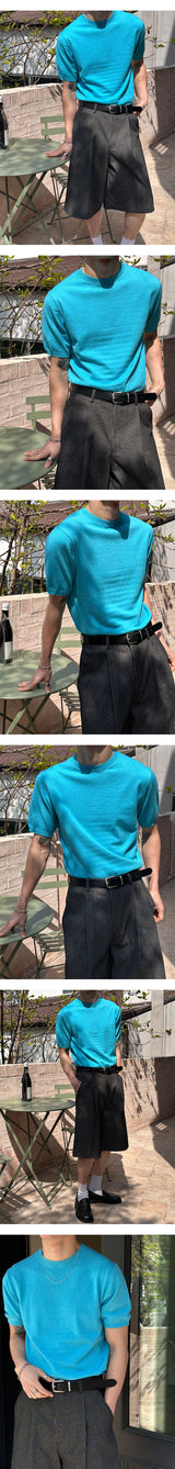 [S/S] サンシャインハーフニット(5color)