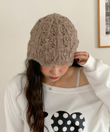 Maru knit bucket hat beanie
