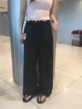 Button Ruffle Pants