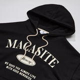 アーチロゴフードTシャツ　ブラック