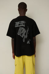 EEERRR letter graphic T-Shirt (Black)