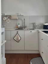 cookie cream towel & tea coaster