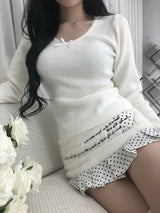 Cozy Ribbon Sweater(3 colors)