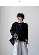 [1+1] Crop Layered Long Sleeve