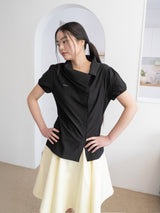 COTTON FLARE SKIRT (LEMON)