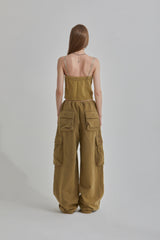 BUNDLE SLEEVELESS TOP
