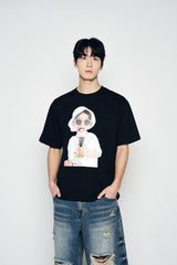 25SS ヘムラインデストロイドデニムショートパンツ ブルー