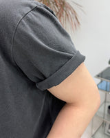 クエン ピグメント クロップ ショートスリーブ Tシャツ