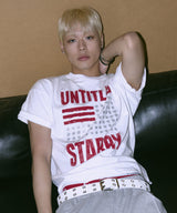 Untitled Steri Flag Crop Short Sleeve White
