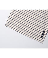LB Stripe Simple Logo Washed Tee (Ivory)