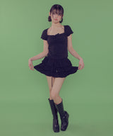 [NF] PERLATT CHECK SEE-THROUGH TEE_(BLACK)_F24QB358