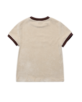 26SS ウィメンズクラシックロゴ刺繍リンガー半袖Tシャツ