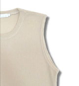 [S/S] Air knit crop sleeveless(5color)