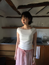 ロディンボートネックTシャツ (4color)
