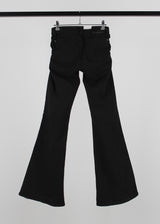HIP SHIRRING BOOTS CUT PANTS