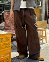 [Unisex] Dyeing tuck cargo pants(3color)
