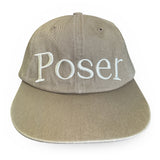 'Poser' ビンテージキャップ/ベージュ