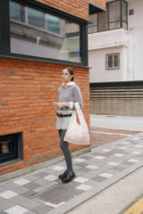 layered organza bag_cream pink