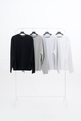 Meiji セミクロップ丈の長袖Tシャツ