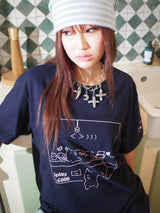 GAME TEE (NAVY)