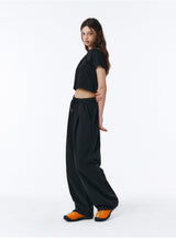 [Unisex] BASIC LINE ONE TUCK WIDE SWEAT PANTS (2color)