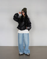 フリルレイヤードロングシャツ