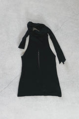 bebe halter knit (black)