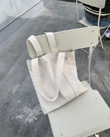 Oxford simple line bag - ivory