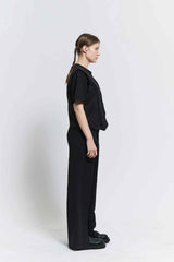 Front slit trouser (Black)