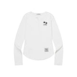ARINA BUTTON LONG SLEEVE T (4COLOR)
