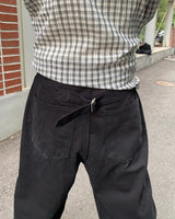 バックバックルワイドスラックス