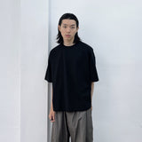 コントラストステッチボクシーT