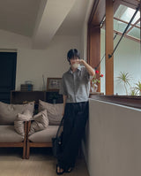Leah Curved Cotton Pants