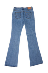 スタッドブーツカットデニムパンツ (LIGHT BLUE) ウィメン