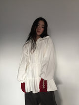 Recommended ライブフードラッフルブラウス (3color)