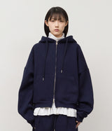 Eric Cropped Zip Hoodie