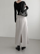 Hoodie Strap V-Neck Tee