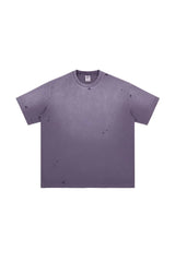 ディストレスドスプレーオーバーサイズTシャツ