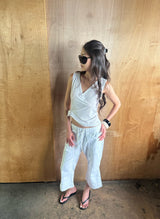 punching v neck top