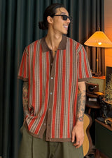 Insider Striped Collar Cardigan  3COLOR