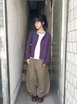 Gamma Stitch Point Balloon Wide Pants