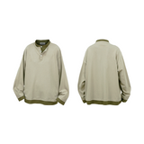 RELABEL (‘LABEL’) ファインテクスチャー フェイクレイヤード ロングスリーブ Tシャツ