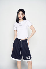 25SS カラーリングバスケットボールショートパンツ ダークネイビー