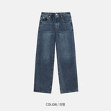 Wallet Point Wide Denim Pants (S, M, L / 3 Colors)